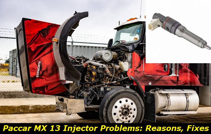 paccar mx 13 injector problems fixes